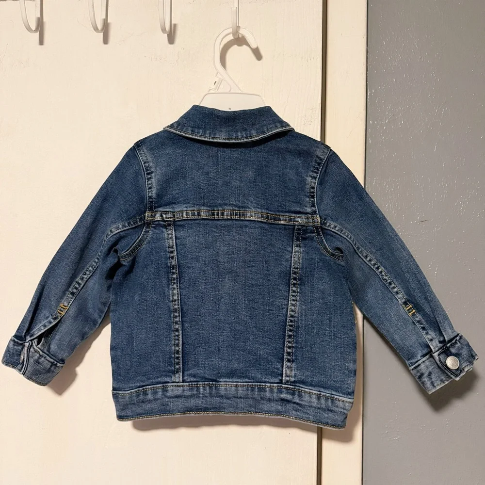 Old Navy Blue Denim Toddler Girls Jacket